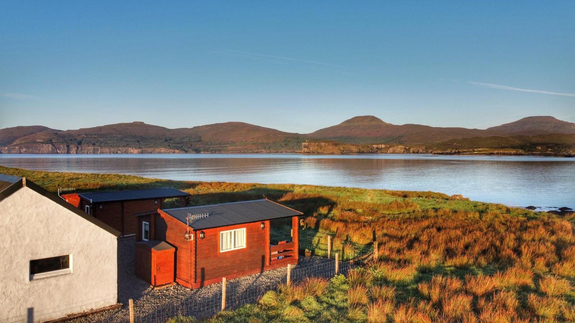 Harlosh Log Cabins Dunvegan  Exterior foto