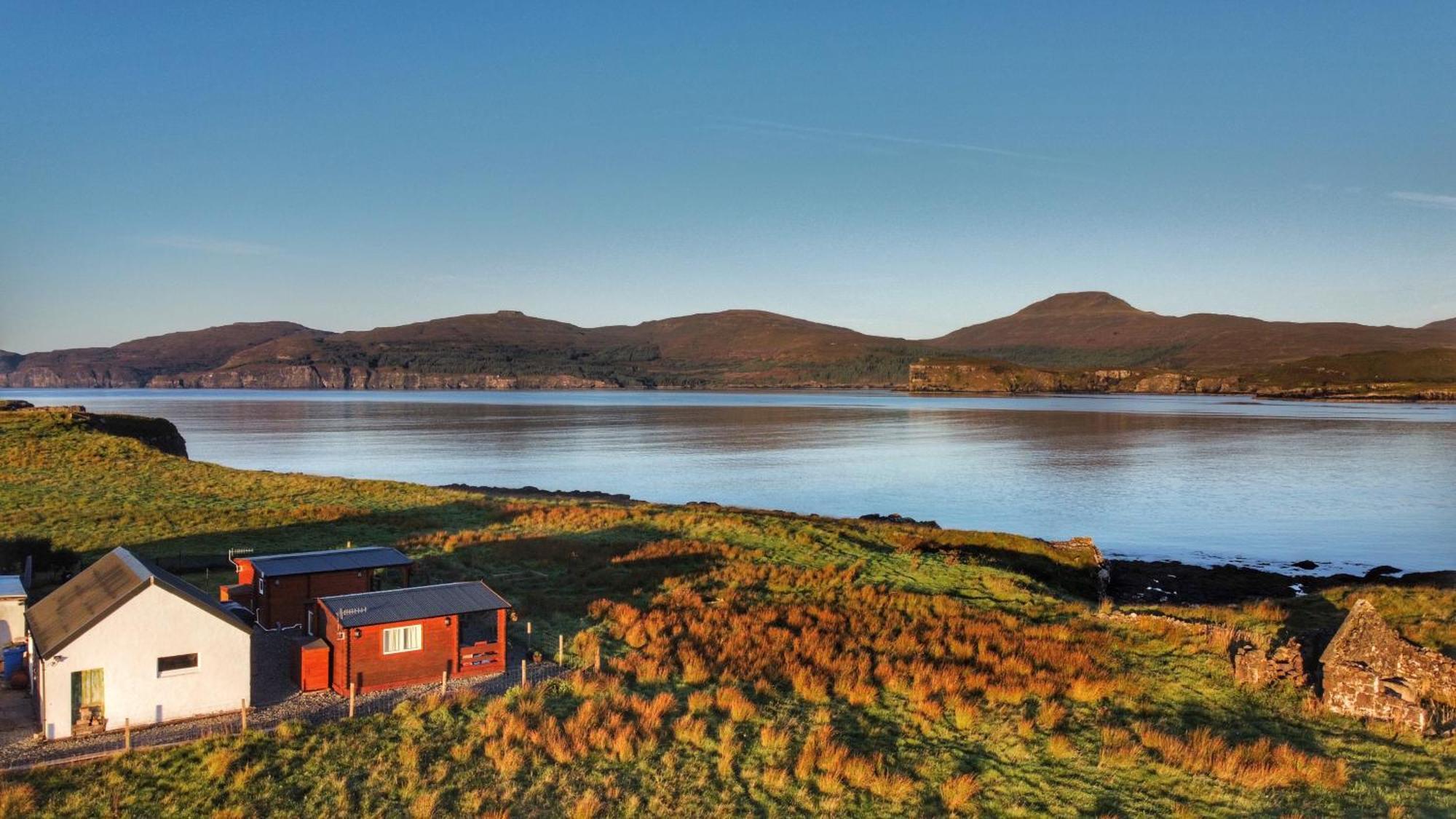 Harlosh Log Cabins Dunvegan  Exterior foto